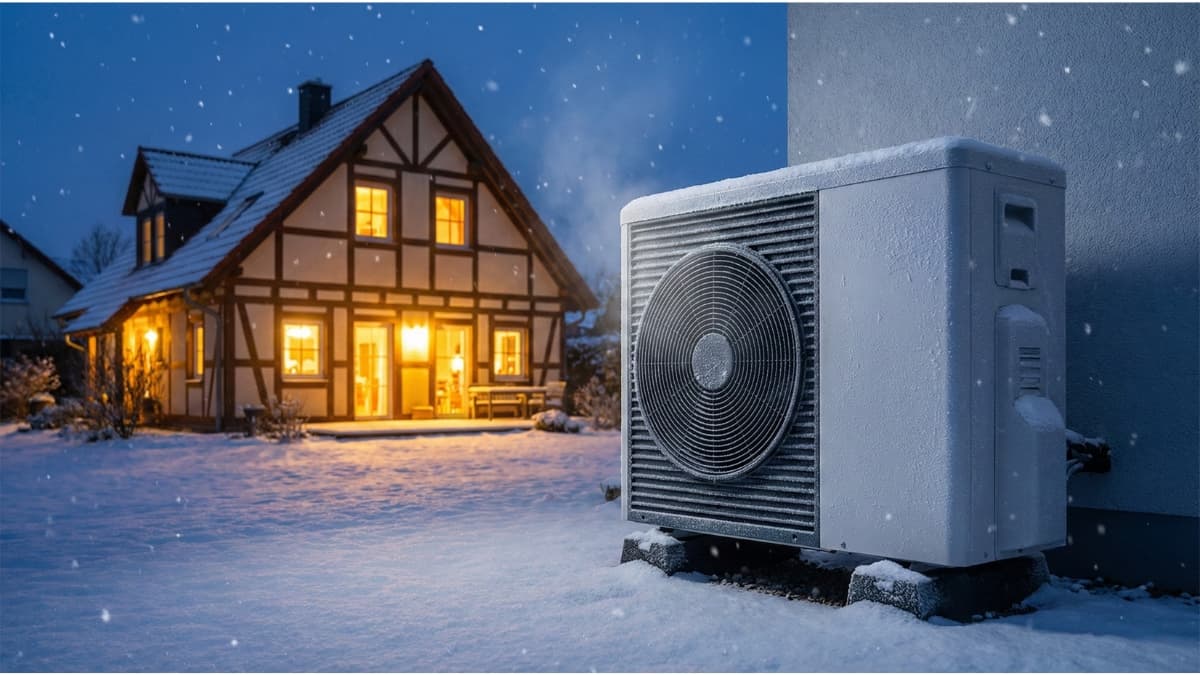 Wärmepumpe im Winter: So entwickelt sich der Stromverbrauch bei Minusgraden
